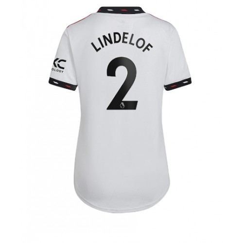 Manchester United Victor Lindelof #2 Bortedrakt Kvinner 2022-23 Kortermet Manchester United Victor Lindelof #2 Bortedrakt Kvinner 2022-23 Kortermet